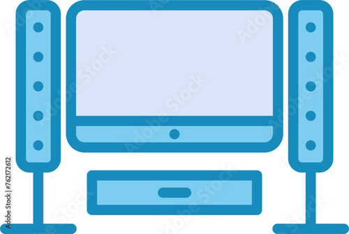 Home Theater System Vector Icon