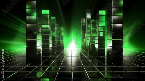 green tech background