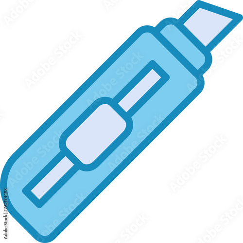 Utility knife Vector Icon