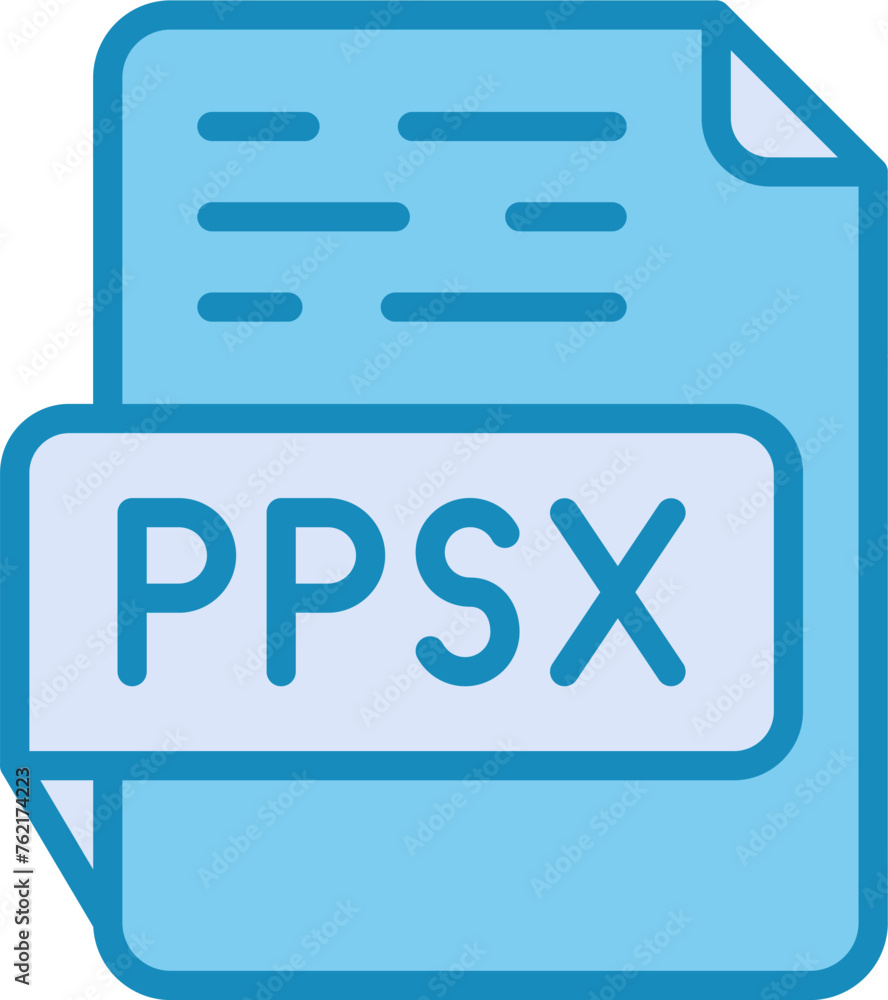 PPSX Vector Icon PPSX Vector Icon