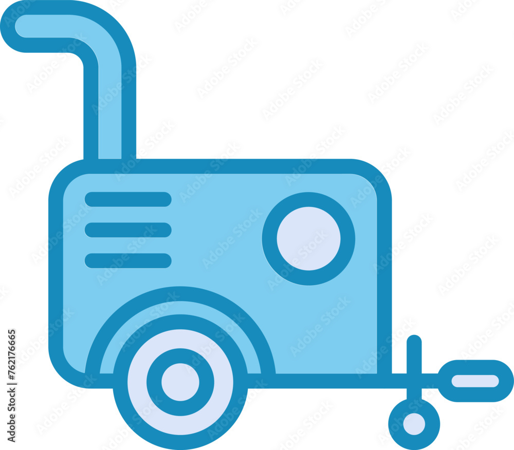 Portable air compressor Vector Icon Portable air compressor Vector Icon