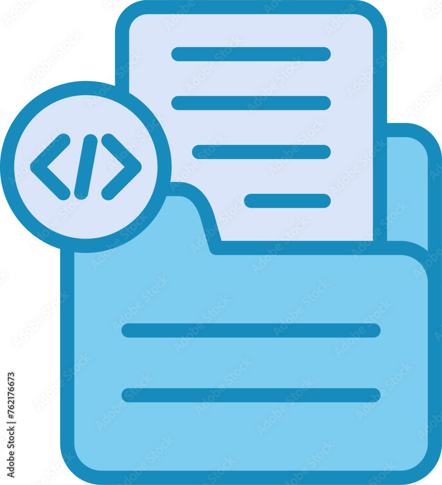 Document Insert Code Vector Icon Document Insert Code Vector Icon