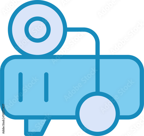 Air compressor Vector Icon