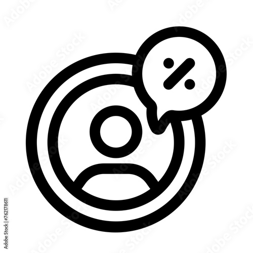 Tax Payer Line Icon