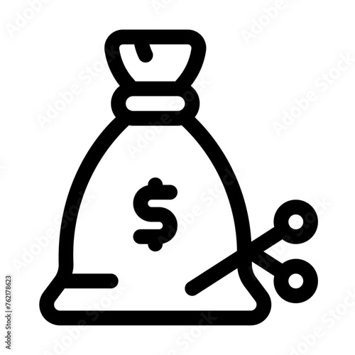Taxation Line Icon
