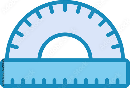 Protractor Vector Icon
