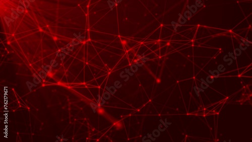 Abstract digital cybersecurity plexus computer data network connectivity technology 4k business background loop, blockchain, artificial intelligence cloud computing, internet, quantum computing