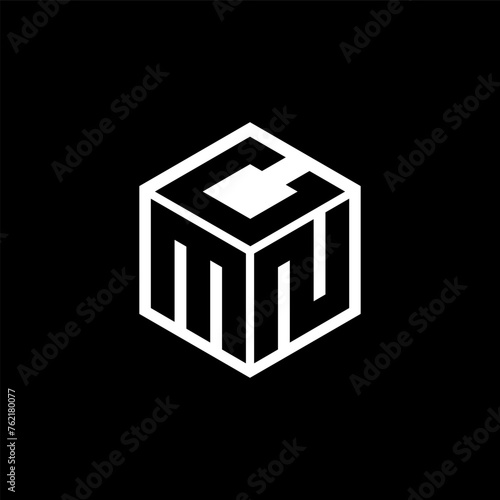 MNC letter logo design with white background in illustrator, vector logo modern alphabet font overlap style. calligraphy designs for logo, Poster, Invitation, etc.