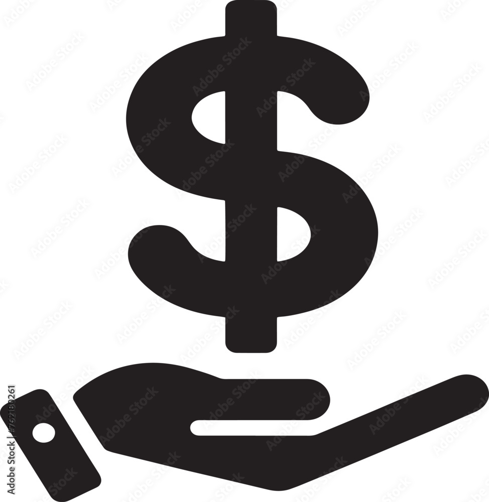 Obraz premium Financial Support and Care Vector