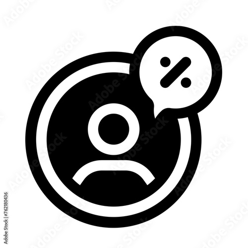 Tax Payer Glyph Icon