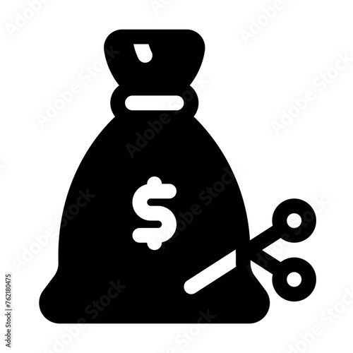 Taxation Glyph Icon