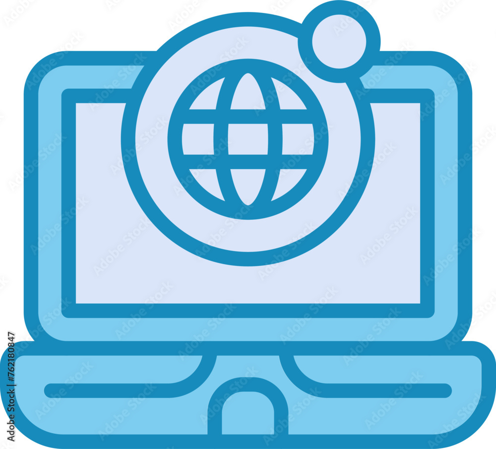 Unique Line Filled Vector Icon