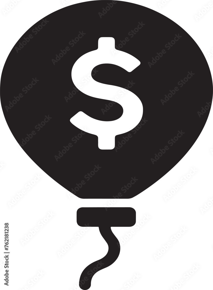 Inflating Economic Dreams Vector Inflating Economic Dreams Vector