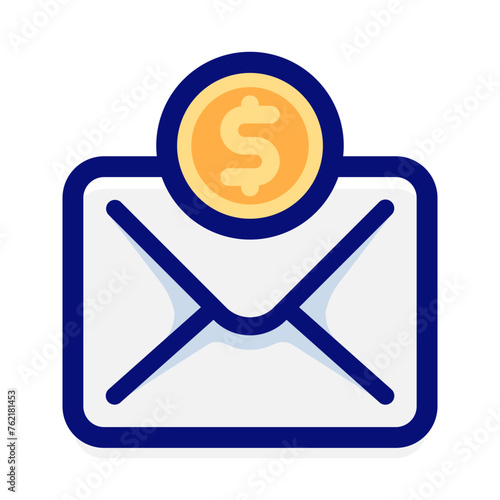 Salary Color Outline Icon
