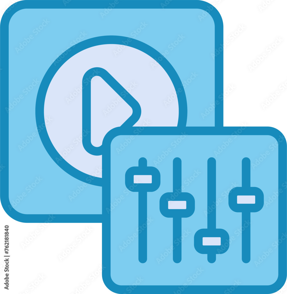 Sliders Vector Icon Sliders Vector Icon