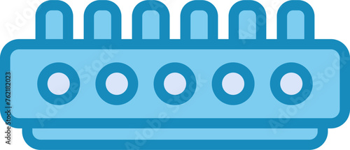 Cable Termination Block Vector Icon