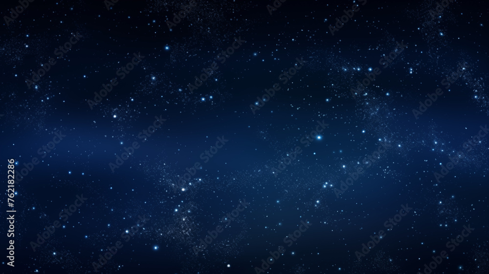 Fototapeta premium Expansive Starry Sky with Faint Cosmic Clouds