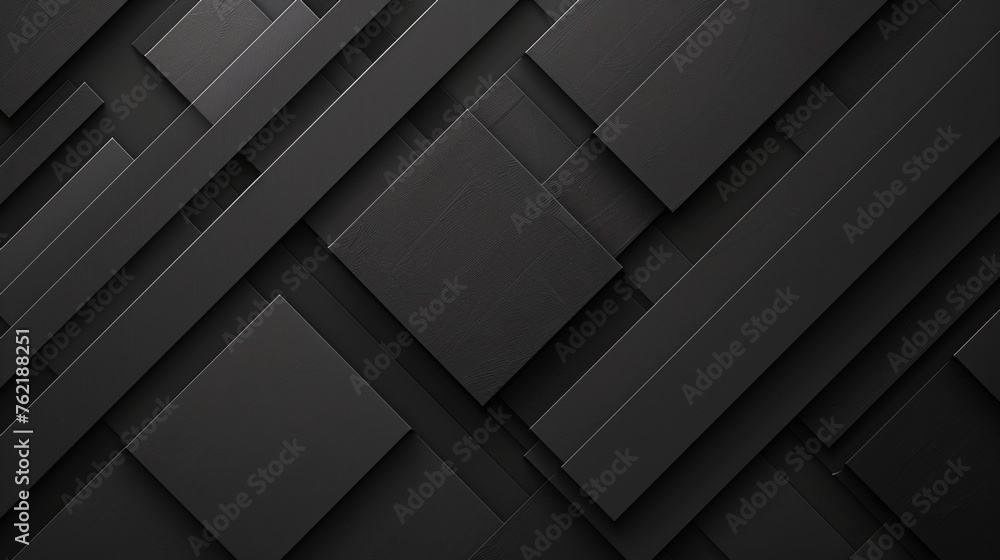 Black background with diagonal lines and geometric shapes for a sleek