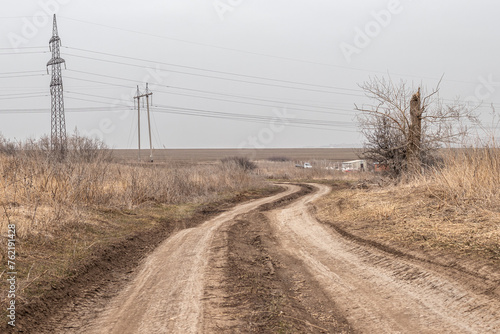 country road in the countryside © Mikhail