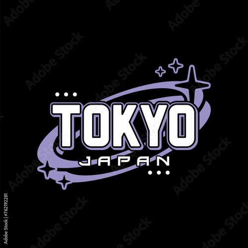 Streetwear tokyo japan y2k colorful quotes slogan typography vector design icon illustration. Clip art, print, poster, banner, fashion, slogan shirt, sticker, flyer