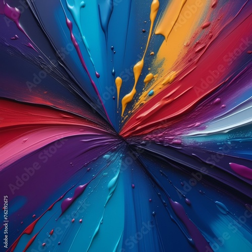 up of abstract colors and textures to create a unique and artistic look.