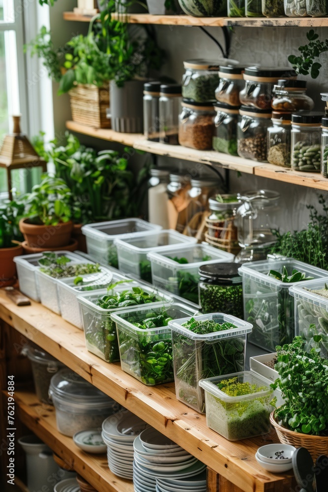 Professional Photography of a Zero-Waste Lifestyle, with reusable containers, Generative AI Professional Photography of a Zero-Waste Lifestyle, with reusable containers, Generative AI