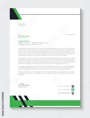 Creative Letterhead Design Template