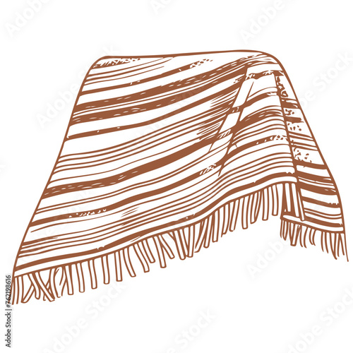 A serape (Mexican blanket)