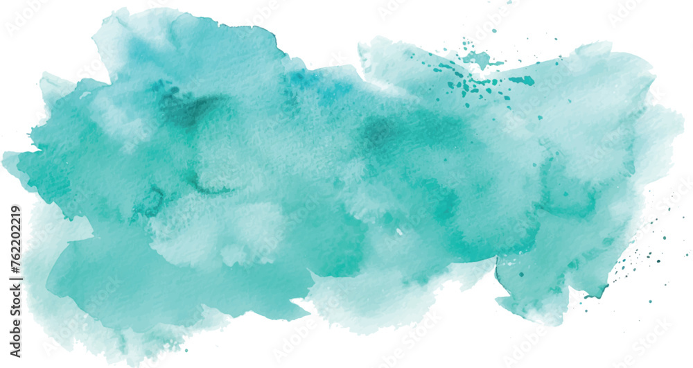watercolor blue turquoise background