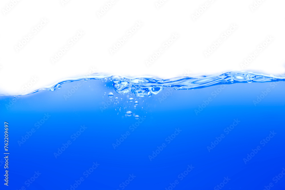 Clean water with water droplets and waves Clean water with water droplets and waves