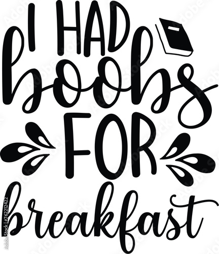 I Had Boobs For Breakfast