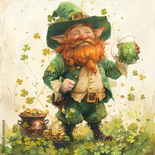 Obraz na płótnie St. Patrick's day - Leprechaun