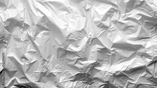 View of a White Plastic Bag Background. Generative AI