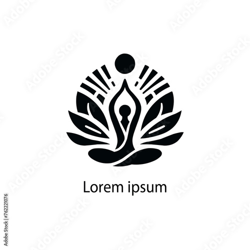 A yoga logo design