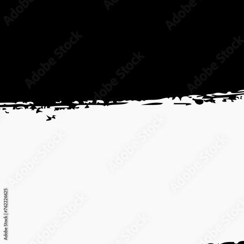 Fototapeta Naklejka Na Ścianę i Meble -  Black graphic color patches brush strokes effect background designs element