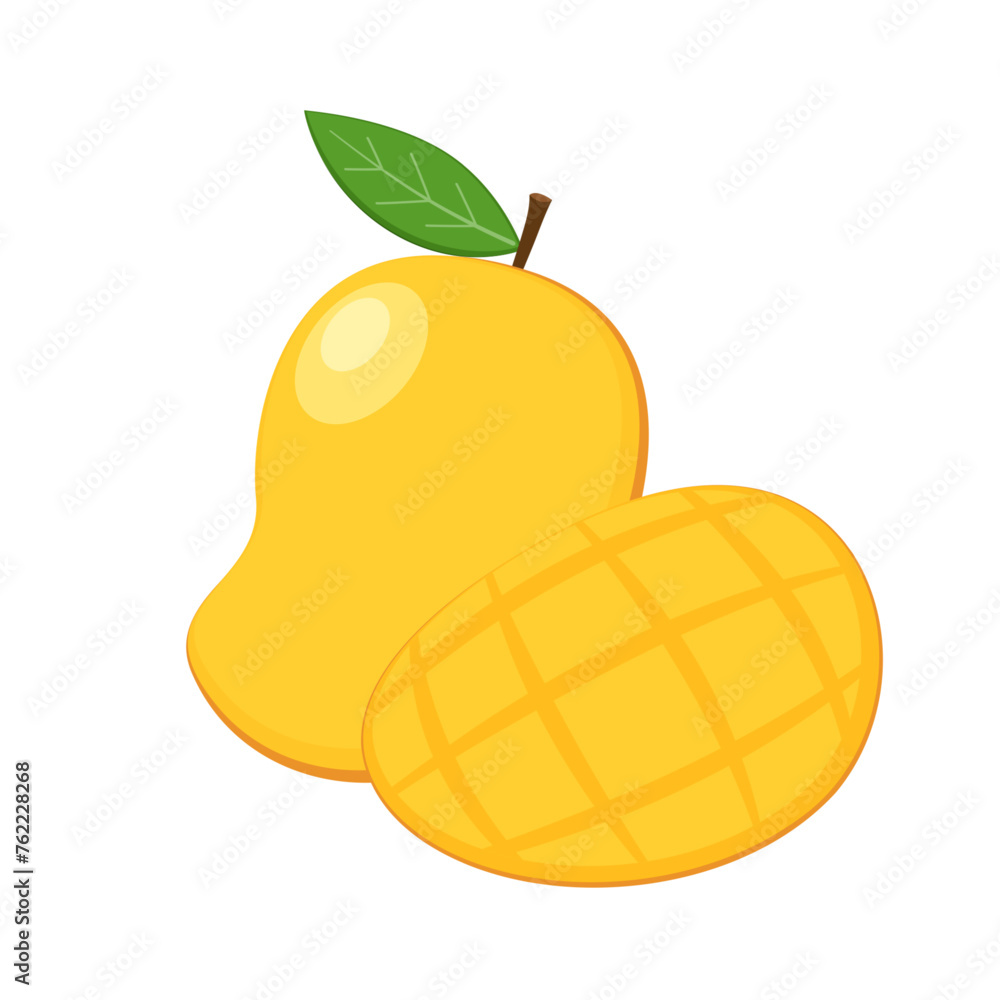 Mango vector. Mango on white background. logo design. Mango cartoon vector. Mango vector. Mango on white background. logo design. Mango cartoon vector.