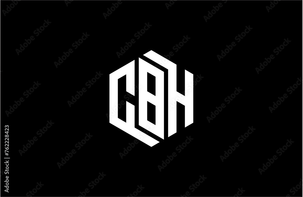 CBH creative letter logo design vector icon illustration