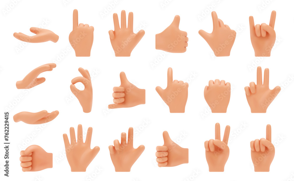 Hand gestures showing approval and greeting, pointing index finger up. Vector isolated thumb up and okay, victory peace V sign, asking give and take. Waving hi and high five, clenched fist Hand gestures showing approval and greeting, pointing index finger up. Vector isolated thumb up and okay, victory peace V sign, asking give and take. Waving hi and high five, clenched fist