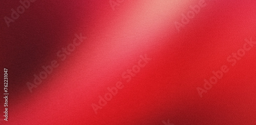 4k Abstract grainy background shining blurred red color flow banner poster cover design, noise texture effect
