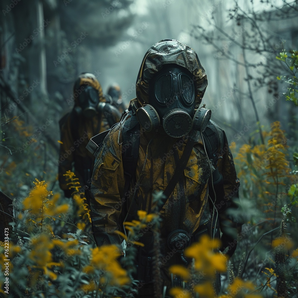 As the biohazard team ventured deeper into the contaminated zone, they found remnants of life abruptly halted, a chilling tableau of natures power and humanitys folly, Prime Lenses As the biohazard team ventured deeper into the contaminated zone, they found remnants of life abruptly halted, a chilling tableau of natures power and humanitys folly, Prime Lenses