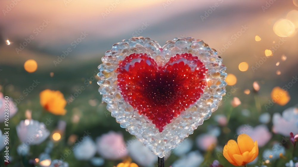 Heart shape for Love concept, Valentine's Day concepts. love symbol, concept for Valentine's Day, wedding etc. Heart elements for love concept design. AI generated image Heart shape for Love concept, Valentine's Day concepts. love symbol, concept for Valentine's Day, wedding etc. Heart elements for love concept design. AI generated image