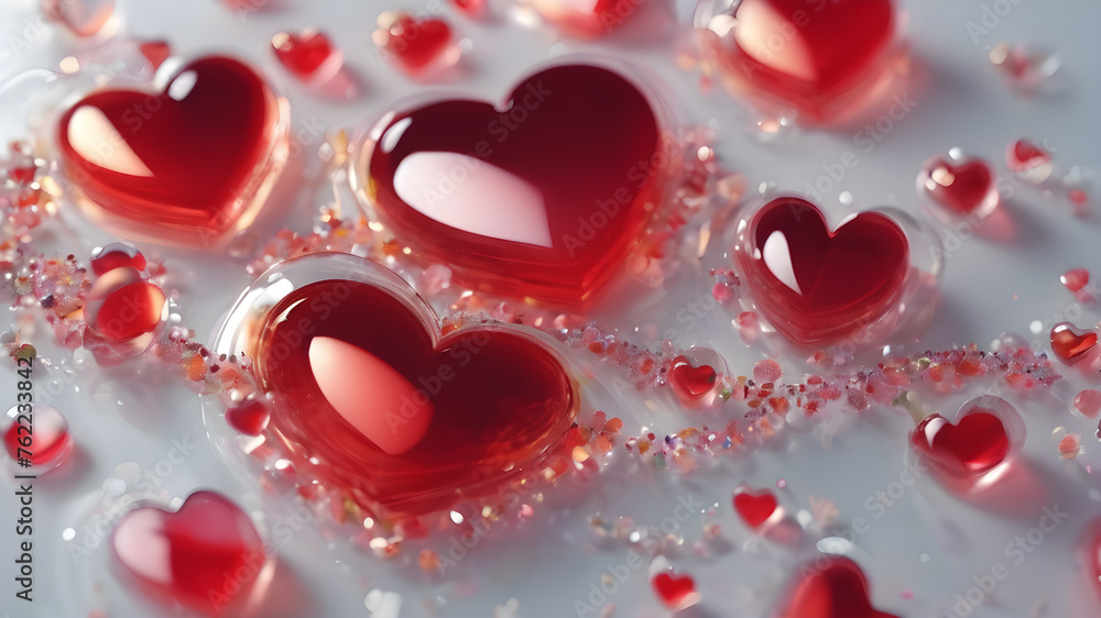 Heart shape for Love concept, Valentine's Day concepts. love symbol, concept for Valentine's Day, wedding etc. Heart elements for love concept design. AI generated image Heart shape for Love concept, Valentine's Day concepts. love symbol, concept for Valentine's Day, wedding etc. Heart elements for love concept design. AI generated image