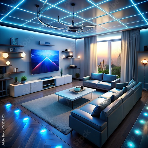 Futuristic Smart Living Room