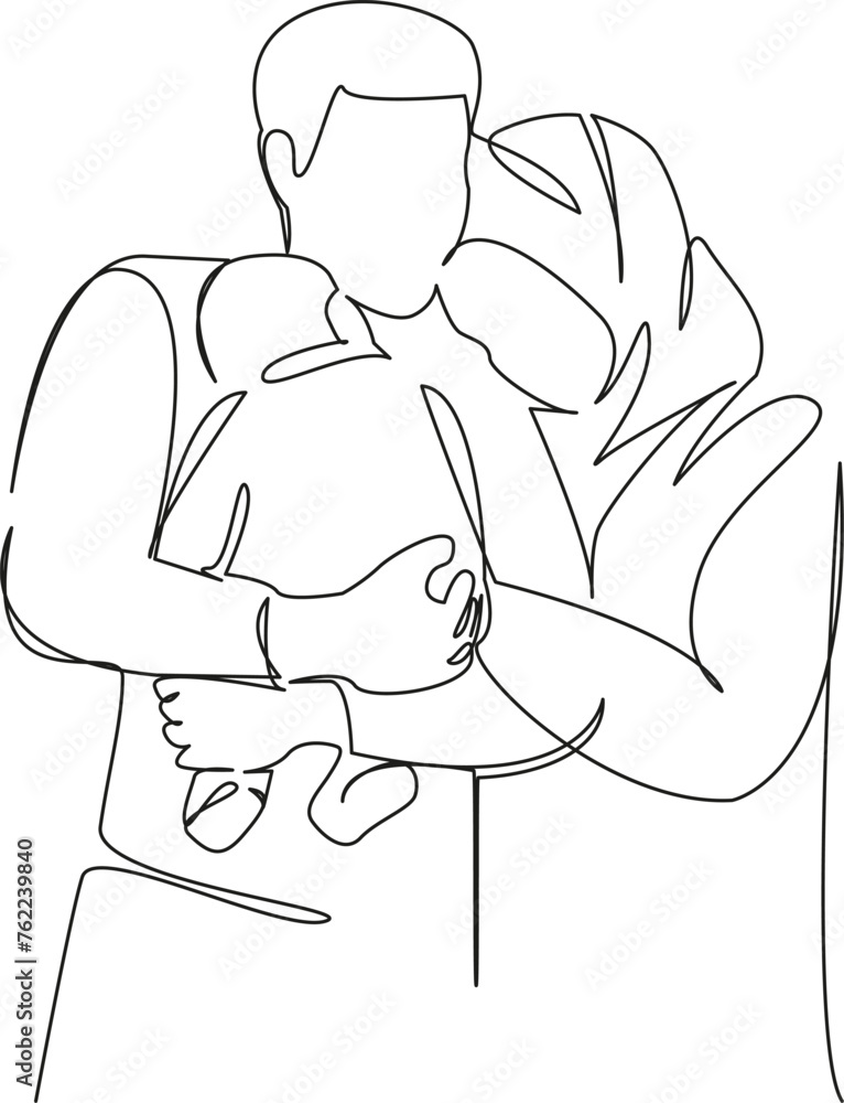 Muslim couple man and woman with newborn Muslim couple man and woman with newborn