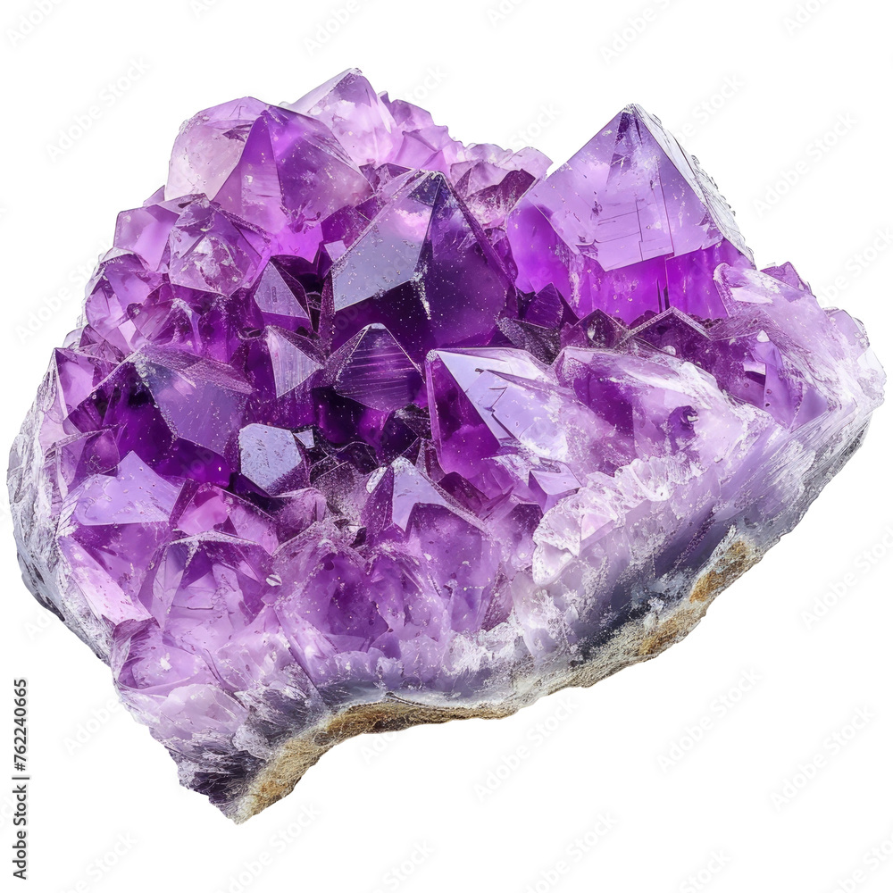 Amethyst gemstone isolated on transparent background Amethyst gemstone isolated on transparent background