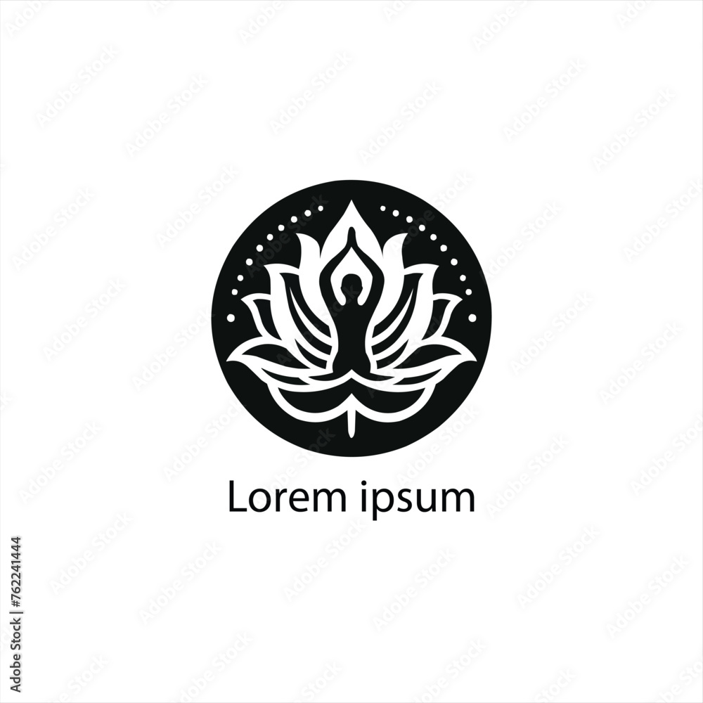 a yoga logo design
a yoga logo design