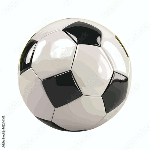 Soccer ball clipart isolated on white background