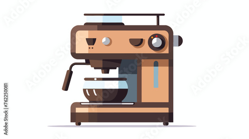 Coffee maker icon. flat vector isolated on white background