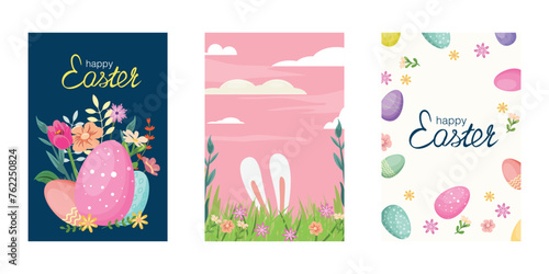 Easter Bliss. Three Holiday Cards