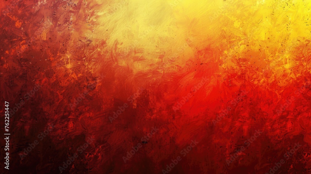 Vibrant Red and Yellow Textured Abstract Background